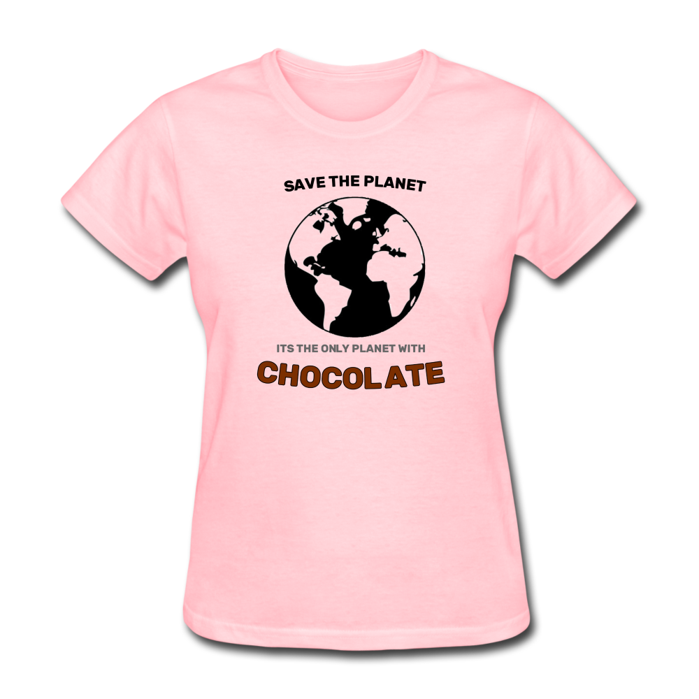 Save The Planet !, Its The Only One With Chocolate - pink